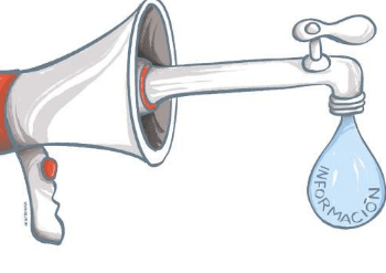 Agua con sed de información