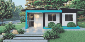 Una de las 16 propuestas de alternativas para viviendas a través de contenedores marítimos reutilizados