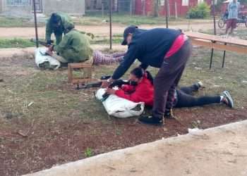 Alquízar en ejercicios tácticos defensivos  ‎‎