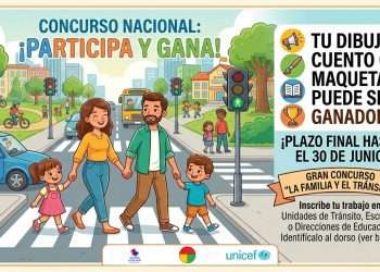 Concurso nacional La familia y el tránsito Imagen generada con IA