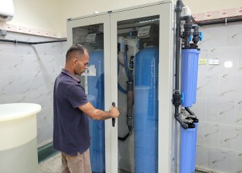 La sala cuenta con una moderna planta de tratamiento de agua donada por Suecia / Foto: José Aníbal Ramos