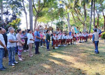 El Bosque Martiano del Ariguanabo fue sede del acto provincial por el 131 aniversario de la Caída en Combate de José Martí y el 32 de su fundación Foto JART