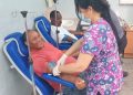 1- Desde los 14 años Pipian es donante de sangre