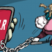 Debemos estar atentos a las estafas digitales Caricatura Martirena