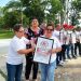 Gladys Martínez Verdecia, integrante del Buró Político y Yamina Duarte Duarte, vicegobernadora de Artemisa, reconocieron a fundadores del GEA Fotos de la autora