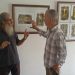 Juan Carlos Izaguirre en su primera exposición personal
