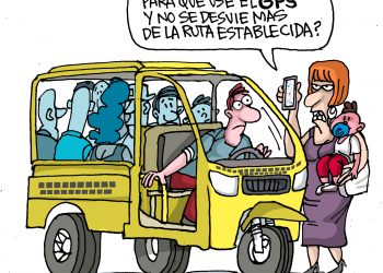 Un pasajero en defensa de un amigo