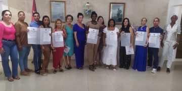 Ocho artemiseños recibieron hoy su diploma de Licenciados en Estudios Sociales Foto Otoniel Márquez Beltrán