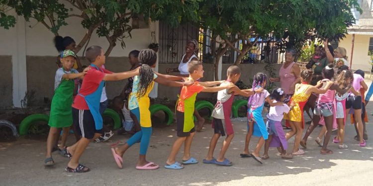 Fiesta de amor y solidaridad infantil en el Reparto Nuevo
