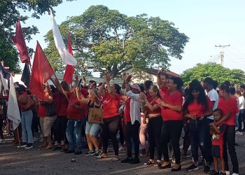 Celebran Día de la Rebeldía Nacional en San Cristóbal Foto Yemmi Valdés