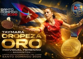 Taimara Oropesa, logró el oro Centroamericano y del Caribe en el bádminton Foto tomada de internet
