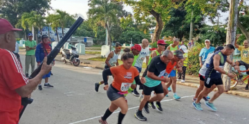 San Antonio de los Baños. acogió la edición XXIV de la carrera Félix “Andarín” Carvajal Foto Carlos Enrique Rodríguez González