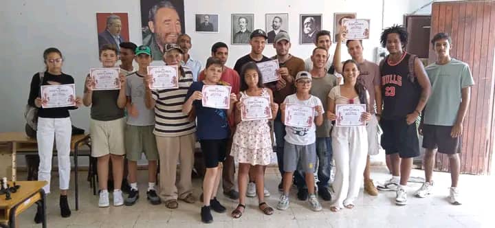 Premian en el Ariguanabo, torneo de ajedrez Ada María Salgado