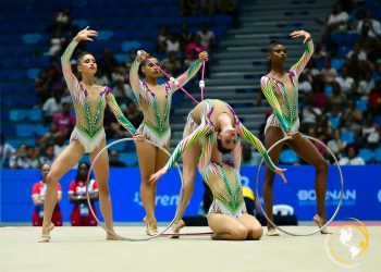 Cada actuación demostró el potencial de la gimnasia rítmica cubana Foto cortesía Janiel Pacheco