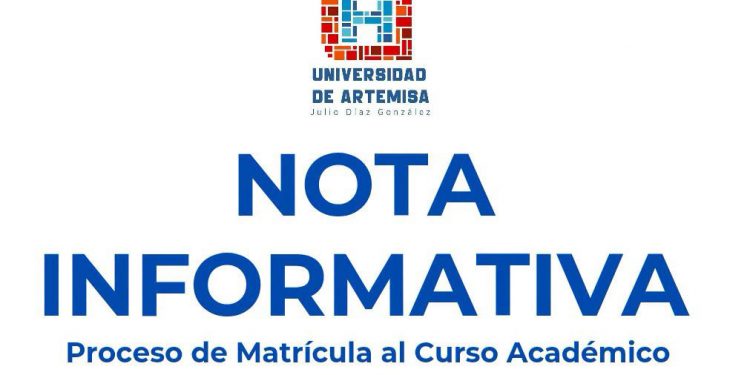 Comenzará proceso de matricula Universidad de Artemisa Imagen tomada de Facebook
