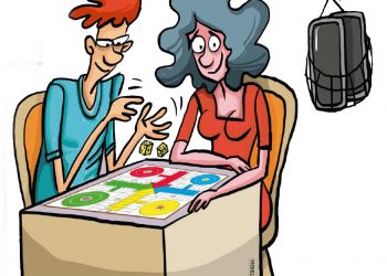 Es posible la recreación sin tecnología. Ilustración Martirena