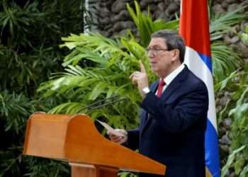 Presentación del Informe de Cuba sobre las afectaciones del bloqueo de EE.UU. contra Cuba Foto tomada del Portal del MINREX