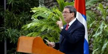 Presentación del Informe de Cuba sobre las afectaciones del bloqueo de EE.UU. contra Cuba Foto tomada del Portal del MINREX