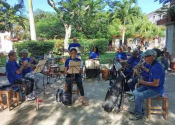 Con música de la Banda Municipal de Conciertos, quedó inaugurada la 50 Semana de la Cultura Ariguanabense Foto CERG